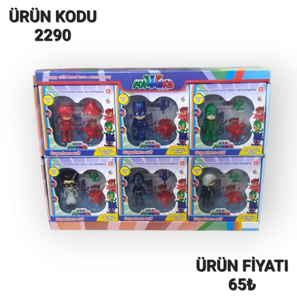 2290 STANTLI TEKLİ PJMASK SET