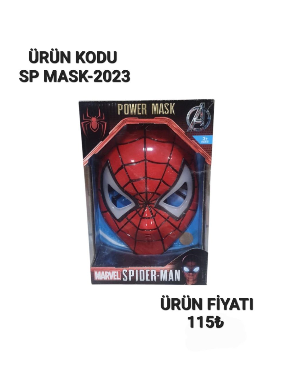 SP MASK 2023 KUTULU ISIKLI MASKE