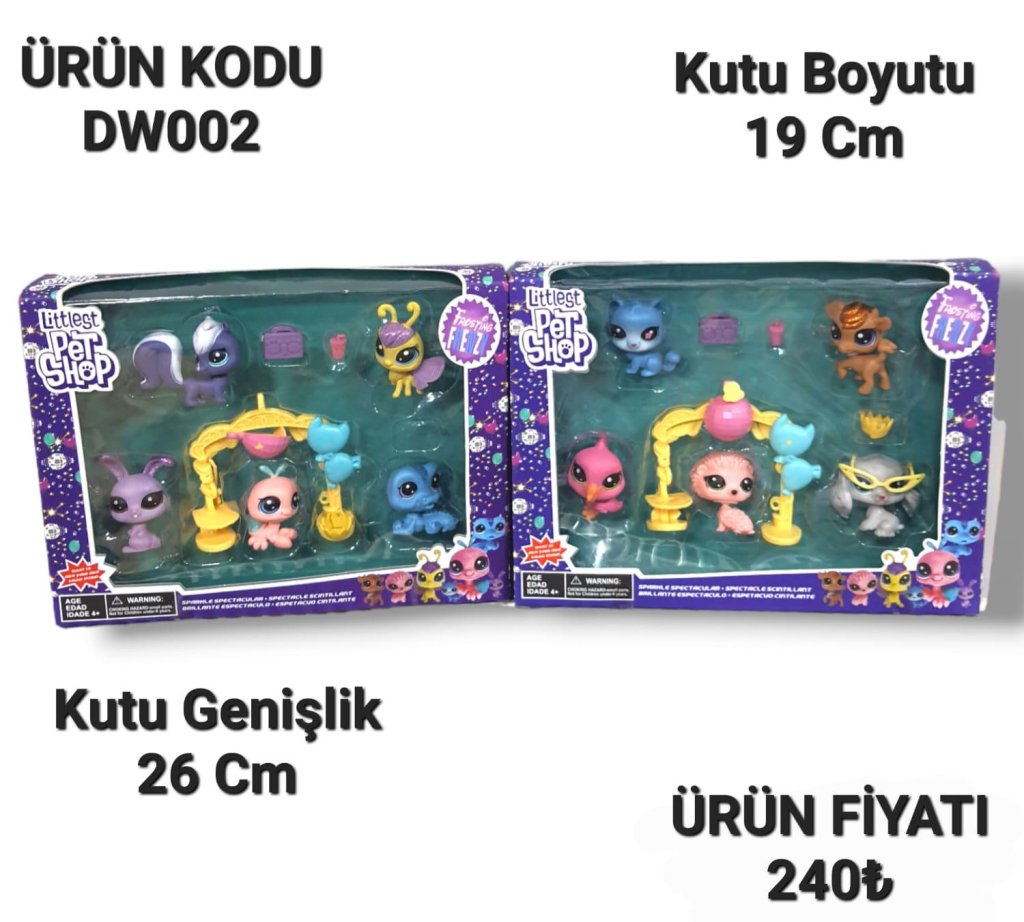 DW002 KUT.LITTLEST SHOP MİNİŞLER SERİSİ