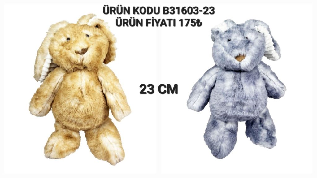 B31603-23 PELUŞ 23 CM OTURAN TAVŞAN
