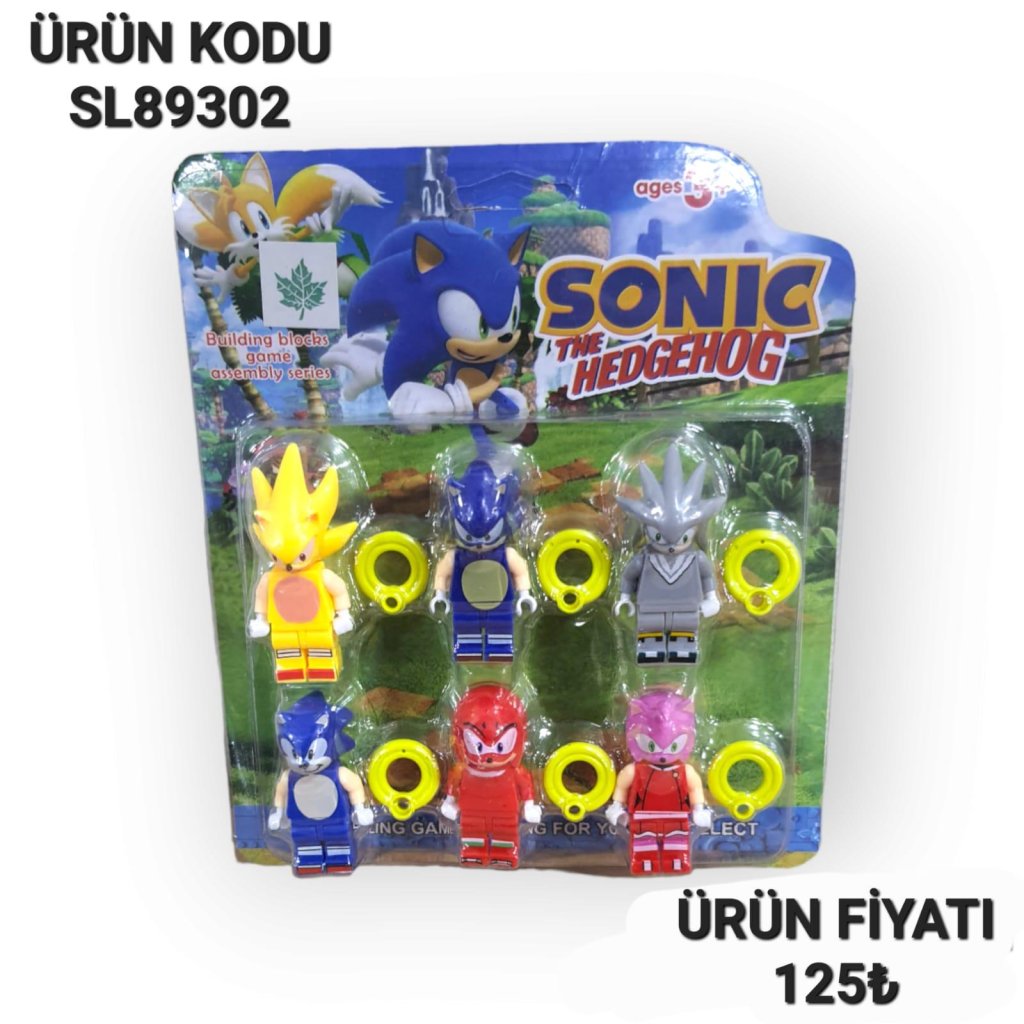 SLB89302 KARTELA 6LI SONIC MINI SERİSİ