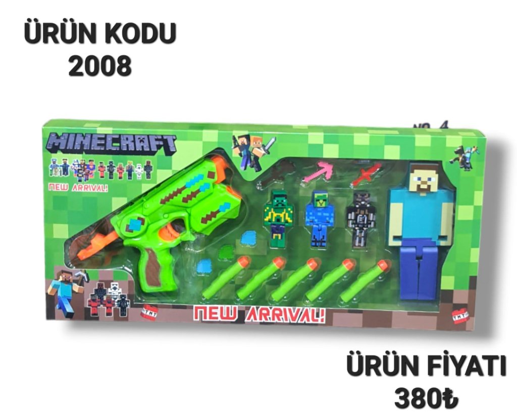 2008 KUT MINEKRAFT VE NERF SİLAH