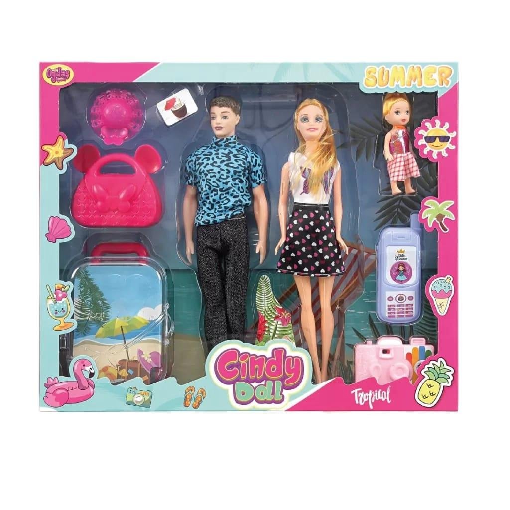 Oydaş Oyuncak Cindy Doll Aile Tatil Seti OYD-02455